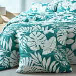 Linge de lit paddy imprim feuillage, coton - blancheporte