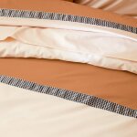 Linge de lit percale bicolore - blancheporte