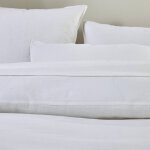 Linge de lit uni biface lin lavé / coton lavé - housse de couette 1 personneonne : 140x200cm - blanc ... Linge de lit uni biface lin lavé / coton lavé - housse de couette 1 personneonne : 140x200cm - blanc ...