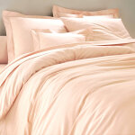 Linge de lit uni coton - drap - housse 1 personneonne : 80x190cm - rose - colombine