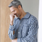 Liquette pyjama rayures pilou coton - blancheporte