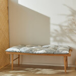 Long coussin déco imprimé feuillage - blancheporte Long coussin déco imprimé feuillage - blancheporte
