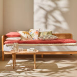 Long coussin uni d'assise de canap - blancheporte