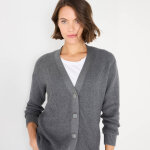 Long gilet boutonn� - blancheporte