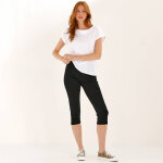 Lot de 2 leggings corsaire, taille �lastiqu�e - blancheporte