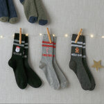 Lot de 3 paires de chaussettes, motif nol - blancheporte