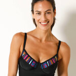 Maillot de bain 1 pi�ce olmetto lissant - avec armatures - blancheporte