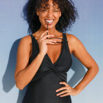 Maillot de bain 1 pice solaro dcollet foulard - blancheporte