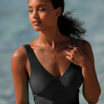 Maillot de bain 1 pice uni spcial grand buste solaro - blancheporte