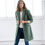 Manteau maille bouclette col tailleur - blancheporte