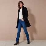 Manteau maille bouclette col tailleur - blancheporte Manteau maille bouclette col tailleur - blancheporte