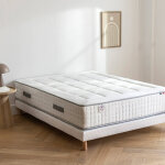 Matelas ressorts conforlux luxe quilibr h25 cm - matelas 2 personnes : 140x190cm - cru - conforlux ...