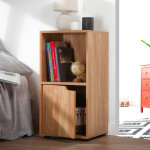 Meuble de rangement stavra 2 cases 1 porte - blancheporte