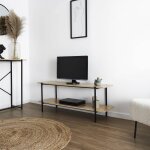 Meuble tv style industriel stockies - blancheporte