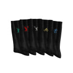 Mi - chaussettes fantaisie  sport  - lot de 5 paires - blancheporte