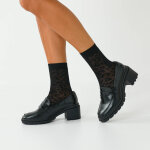 Mi - chaussettes imprim�es l�opard - lot de 2 - blancheporte