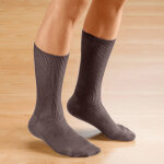 Mi - chaussettes sp�cial jambes sensibles - lot de 2 paires - blancheporte