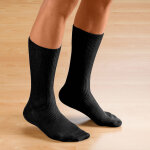 Mi - chaussettes sp�cial jambes sensibles - lot de 2 paires - blancheporte