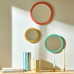 Miroir rond color - lot de 3 - blancheporte