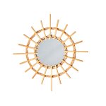 Miroir rond rotin - lot de 3 - blancheporte