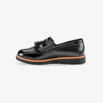 Mocassins compenss  franges et pompons - blancheporte