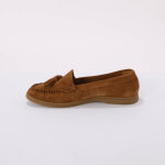 Mocassins cuir pompons - blancheporte