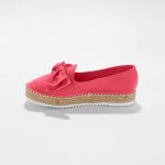 Mocassins espadrilles noeud  semelle corde crante - blancheporte