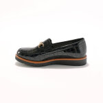 Mocassins  mors semelle compense - effet croco verni - blancheporte