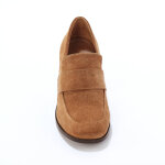 Mocassin À talon croûte de cuir - blancheporte Mocassin À talon croûte de cuir - blancheporte