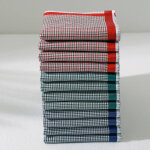 Mouchoirs � carreaux lot de 6 ou lot de 12 - blancheporte