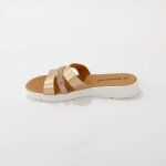 Mules iris�es l�g�res talon compens� - blancheporte