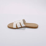 Mules plates bandes crois�es - blancheporte