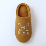 Mules polaire brod�es chat - blancheporte