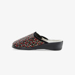 Mules sabot imprimes fleurs - fourres - blancheporte