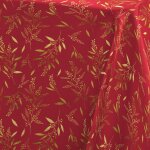 Nappe motif vgtal mtallis - blancheporte