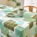 Nappe toile cirée imprimé carrés - blancheporte Nappe toile cirée imprimé carrés - blancheporte