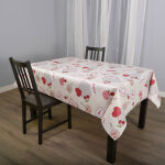 Nappe toile cire imprim cerises - blancheporte