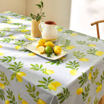 Nappe toile cirée imprimé citrons - blancheporte Nappe toile cirée imprimé citrons - blancheporte