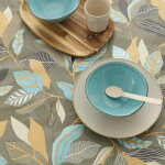 Nappe toile cirée imprimé feuillage - blancheporte Nappe toile cirée imprimé feuillage - blancheporte