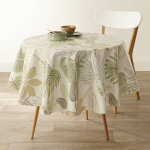 Nappe toile cirée imprimé feuillage - blancheporte Nappe toile cirée imprimé feuillage - blancheporte