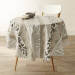 Nappe toile cirée imprimé feuilles et chemin de table - blancheporte Nappe toile cirée imprimé feuilles et chemin de table - blancheporte