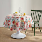 Nappe toile cir�e imprim� fleurs hibiscus - blancheporte