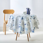 Nappe toile cir�e imprim� fonds marins - blancheporte