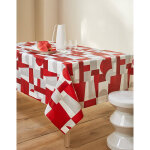 Nappe toile cire imprim patch duo - blancheporte