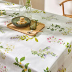 Nappe toile cirée imprimé printanier - blancheporte Nappe toile cirée imprimé printanier - blancheporte