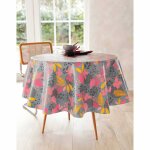 Nappe toile cire imprime feuillages - blancheporte