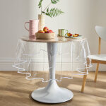 Nappe toile cir�e translucide - blancheporte