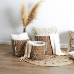 Panier cache - pots gigogne - lot de 3 - blancheporte