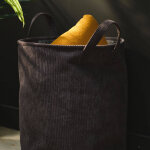 Panier rond velours dco rangement - blancheporte