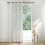 Panneau �tamine fils fantaisie finition oeillets - blancheporte